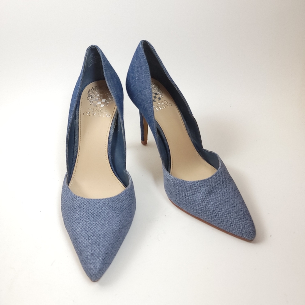 Vince Camuto Airmosah Denim Pump Size 5.5M/39